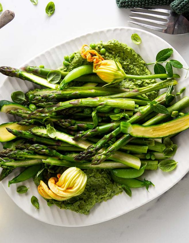 ASPARAGUS SPRING SALAD RECIPE LEADERBRAND