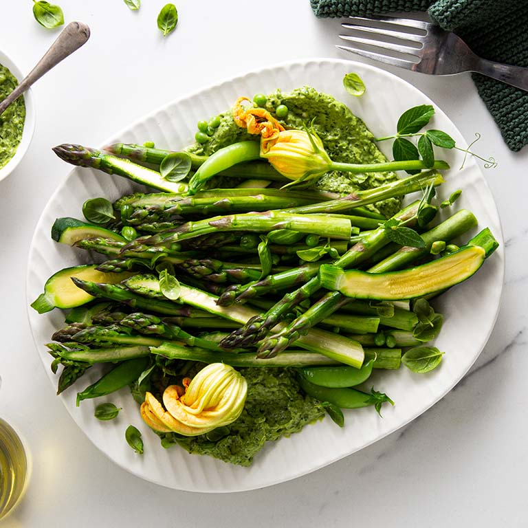 ASPARAGUS SPRING SALAD RECIPE LEADERBRAND