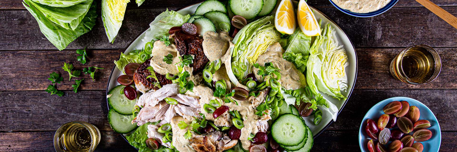 ICEBERG LETTUCE CORONATION CHICKEN RECIPE LEADERBRAND