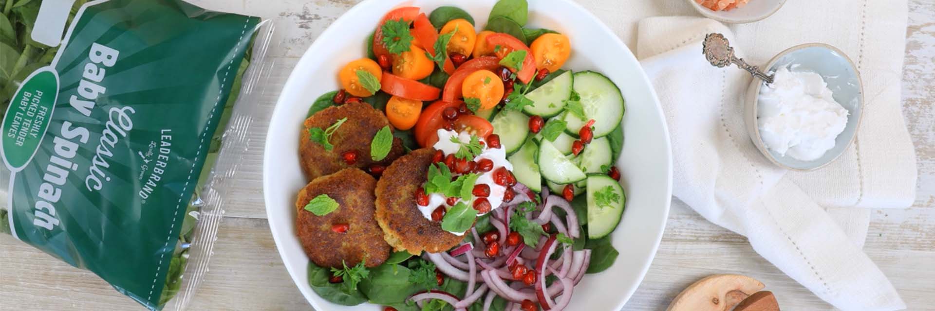 FALAFEL & SPINACH SALAD