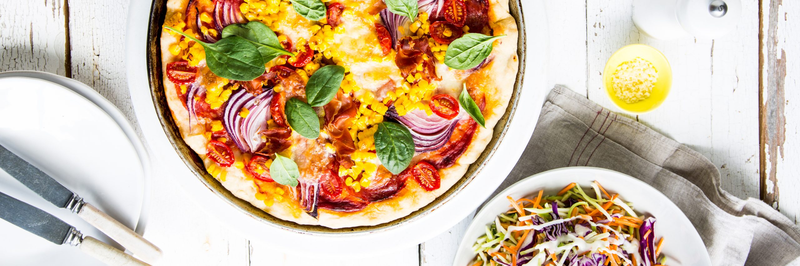 LEADERBRAND SWEET CORN PIZZA RECIPE