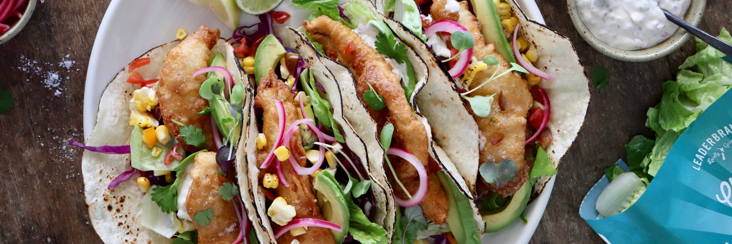LeaderBrand Fish Taco RECIPE - KITCHEN OF TREATS