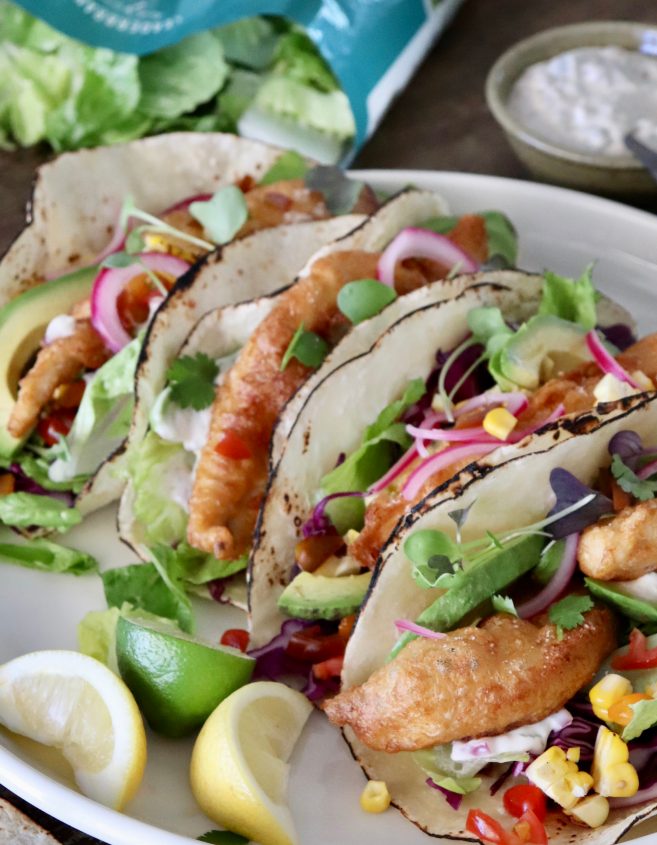 LeaderBrand Fish Tacos - KITCHEN OF TREATS RECIPE