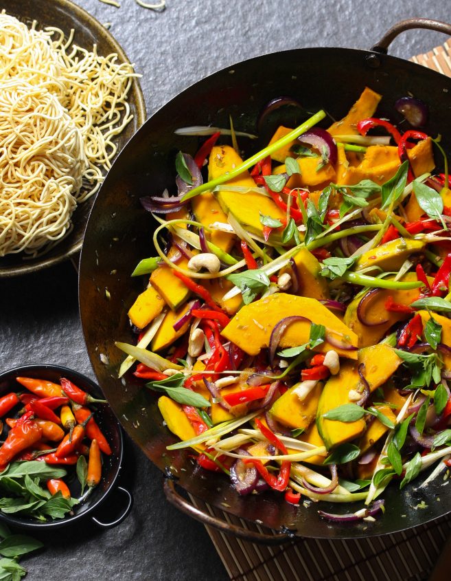 LeaderBrand Squash, Basil & Chilli Stirfry Recipe