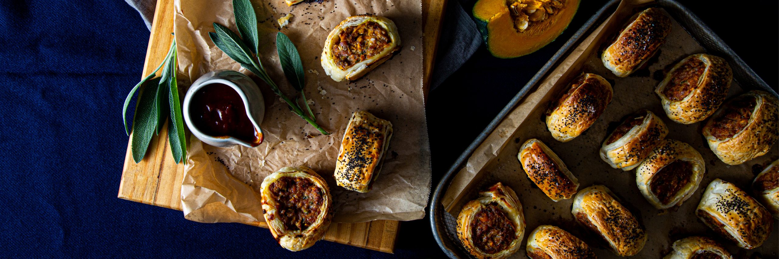 LeaderBrand Squash, pork and sage sausage roll Recipe