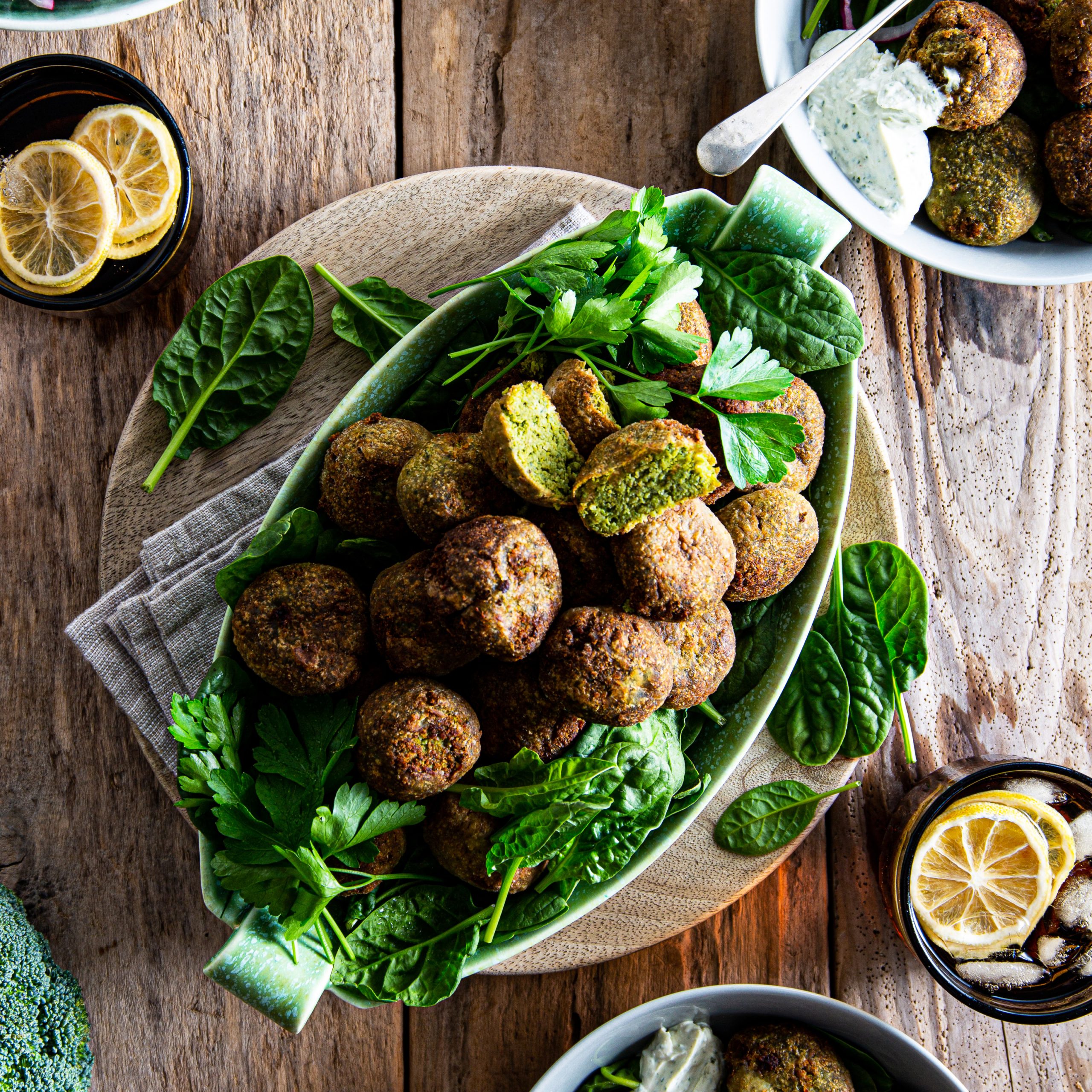 Leaderbrand Broccoli falafel recipe