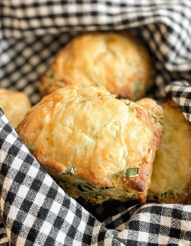 LeaderBrand Spinach and Cheese Scone Recipe
