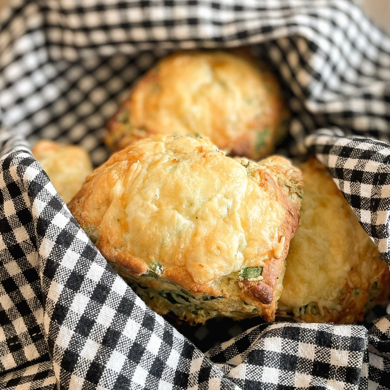 LeaderBrand Spinach and Cheese Scone Recipe