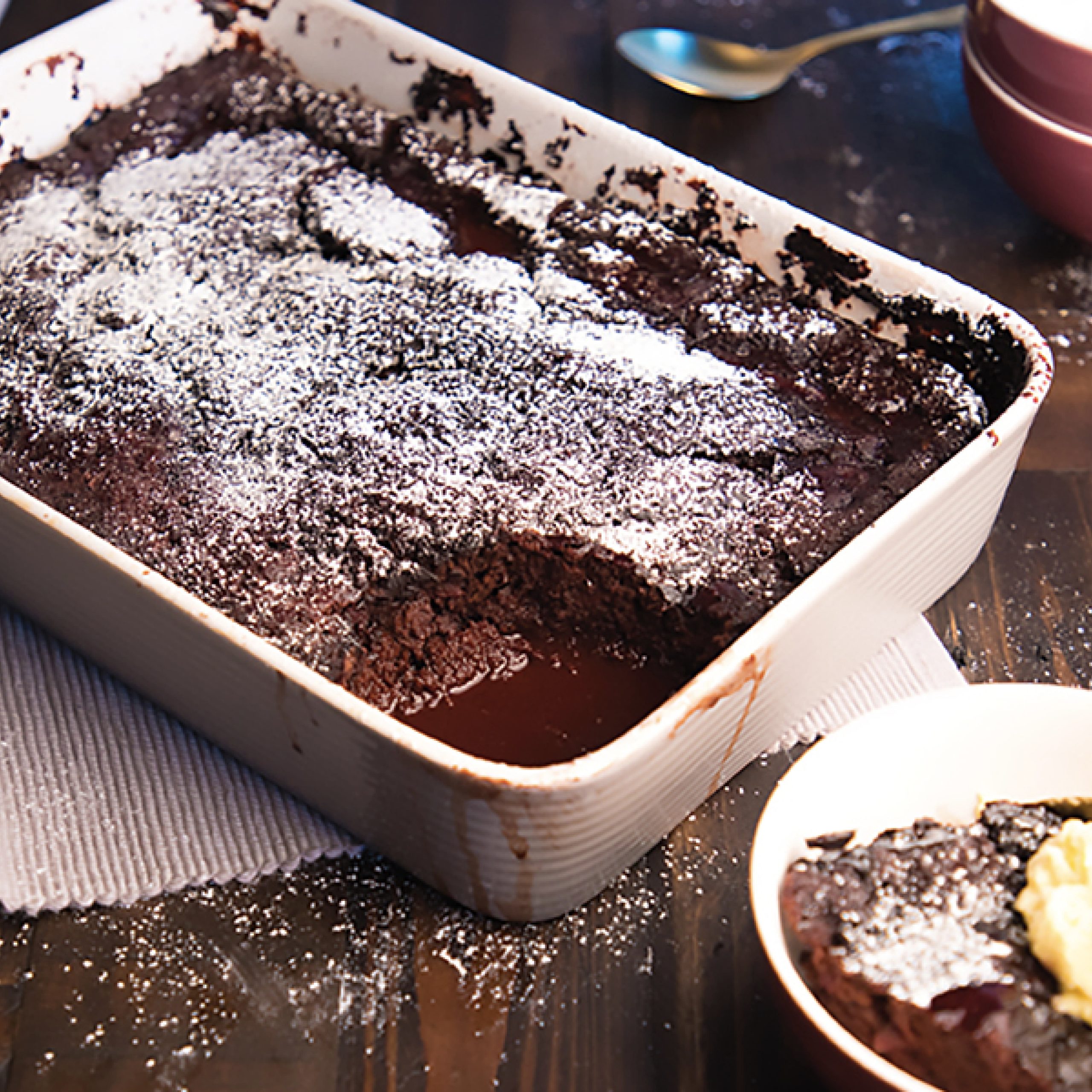 Beetroot & Chocolate Self Saucing Pudding tile