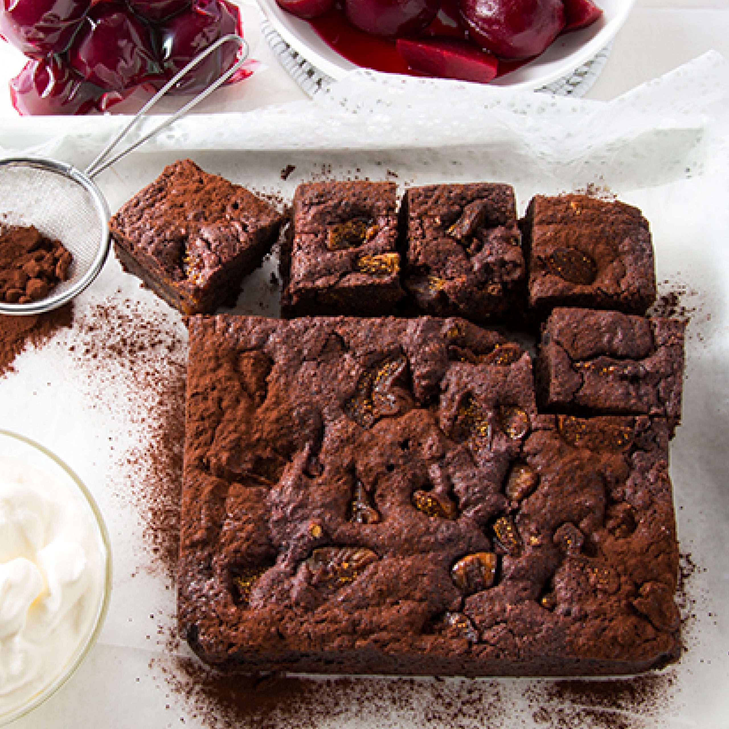 Beetroot, Fig & Chocolate Brownies tile