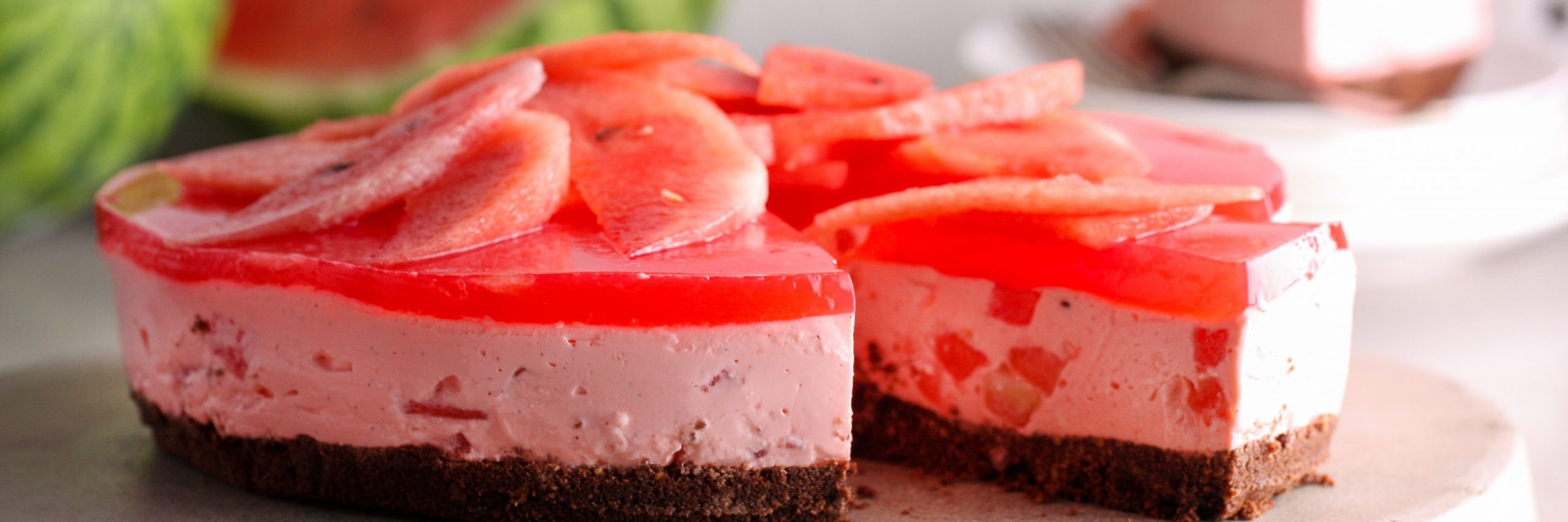 LeaderBrand Watermelon Cheesecake Recipe