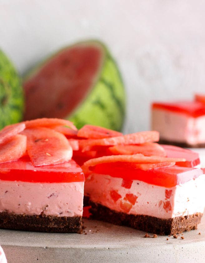 LeaderBrand Watermelon CHeesecake Recipe