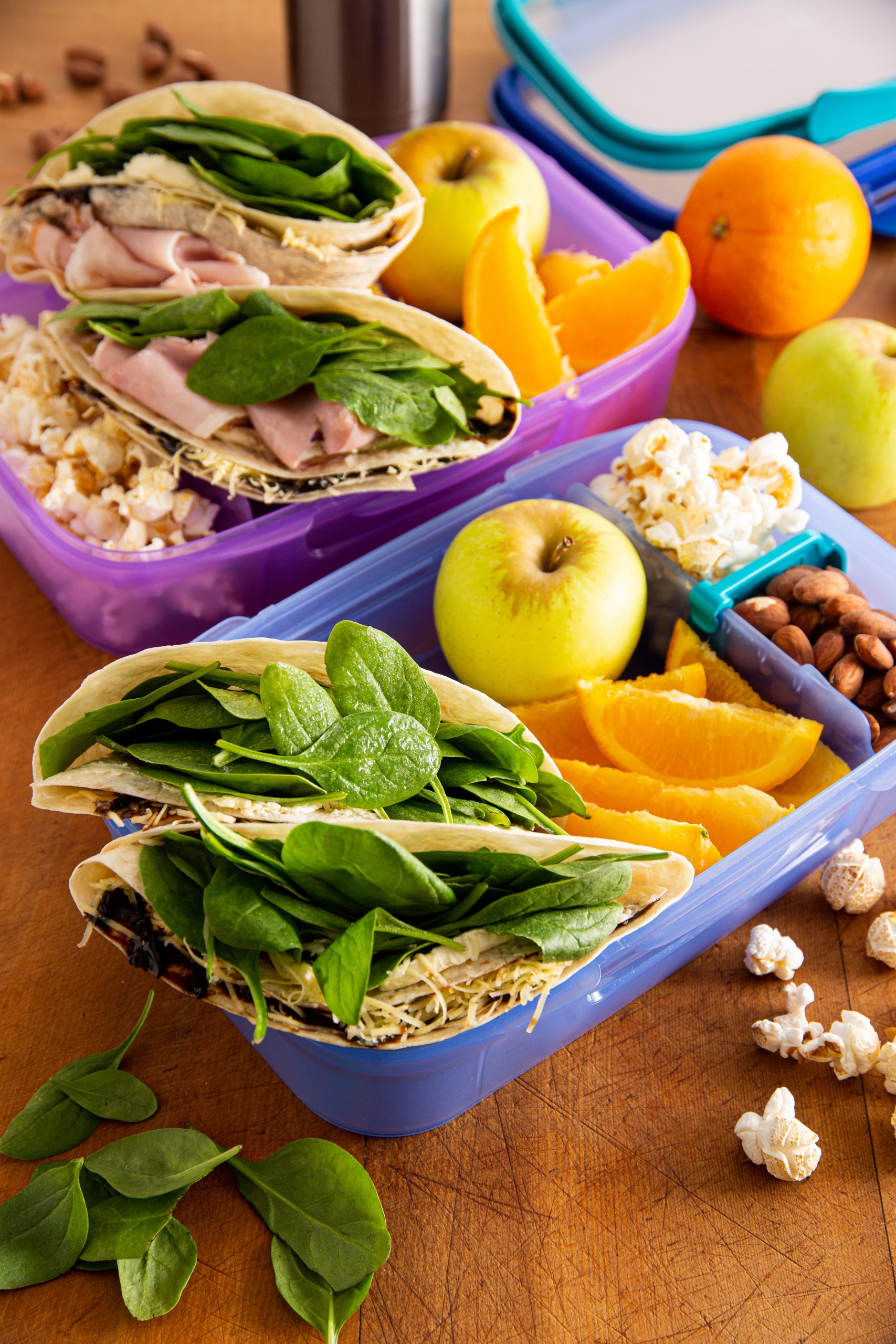 SPINACH & CHEESE TRIANGLE WRAPS - LeaderBrand